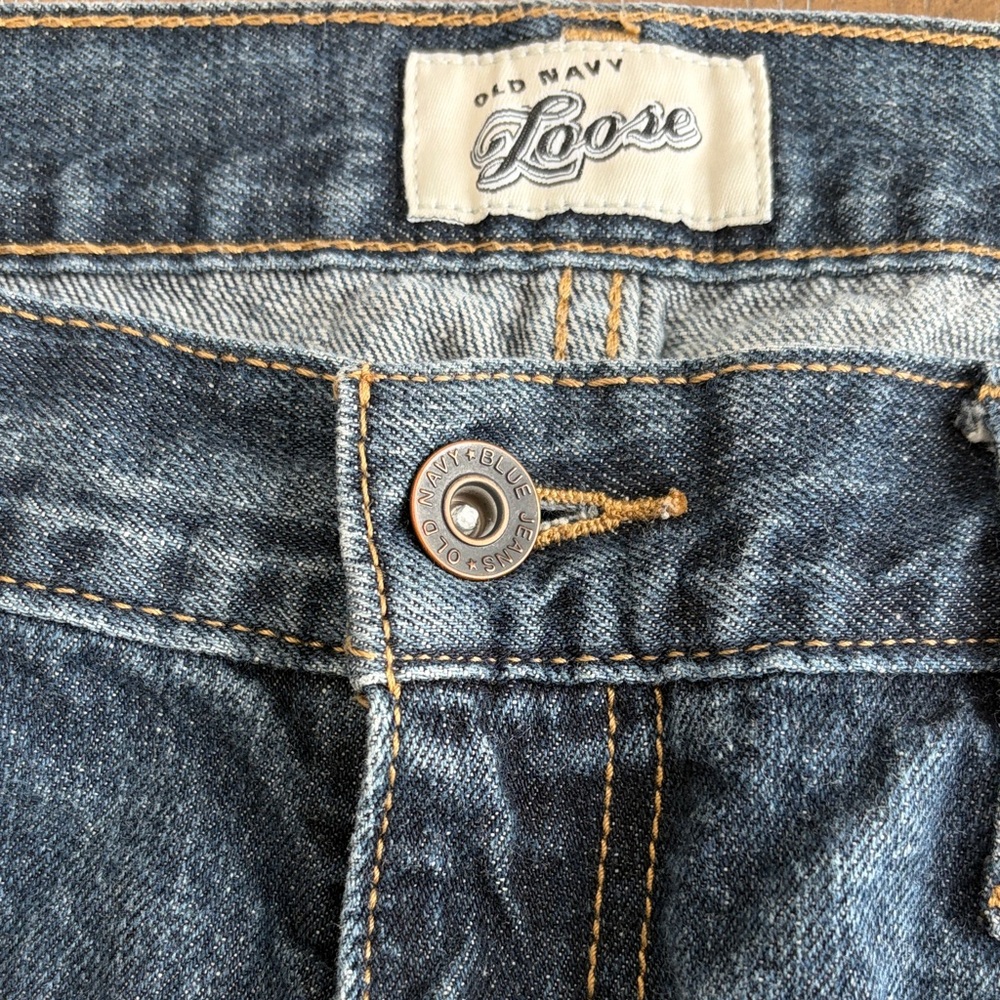Old Navy Men's Loose Fit Navy Jeans